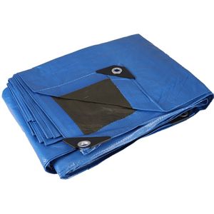 Copenhagen Pro Dekzeil | Middel | 100 gr | 4 x 6 m | Met hoekversteviging | Blauw/groen - 23.621.01