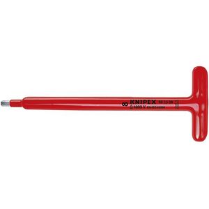 Knipex 981405 | Schroevendraaier voor binnenzeskantschroeven | met T-greep | 120 mm | 5 mm | VDE - 981405