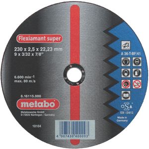 Metabo Accessoires Doorslijpschijf Ø 180x2,0x22,2 staal Flexiamant super - 25 stuks - 616102000