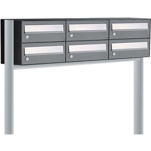 Allux - Hive Set 3-Breed 2-Hoog - Brievenbussysteem - Antraciet - Inclusief Statief