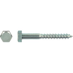 pgb-Europe PGB-FASTENERS | Houtdraadbout DIN 571 Ø 7x130 Zn | 100 st - 571001007001303