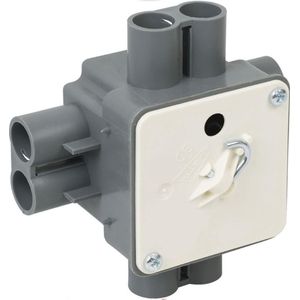 Attema - Centraaldoos Ongelijk - Vierkant - 16 mm - Inclusief Deksel