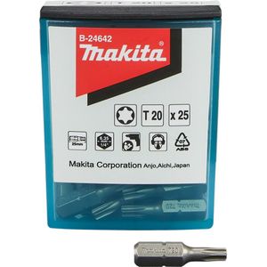 Makita Accessoires Schroefbit T20x25mm - B-24642 - B-24642