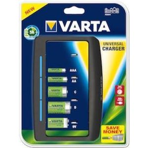 Batterij oplader Varta Universeel exclusief batterijen