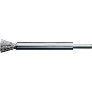 Lessmann Penseelborstel | d. 12 mm schacht 6 mm draaddikte 0,3 mm | RVS | 15.000 omw/min | 1 stuk - 458361 458361