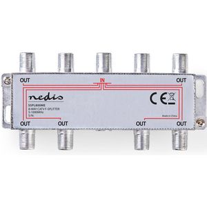 Nedis CATV-Splitter | 5-1000 MHz | 11.0 dB | Zink | 1 stuks - SSPL800ME SSPL800ME