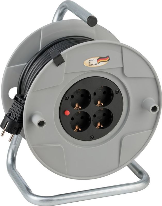 Brennenstuhl - Kabelhaspel - Zwart - H05VV-F 3G1,5 - 50 M - 27 Stuks/Verkooppallet