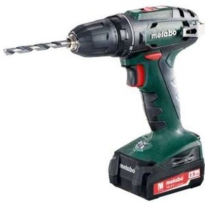 Metabo BS 14.4 | Accu-boor/schroevendraaier | 14,4V 2X1,5AH LI-Ion | Kunststof koffer 602206550