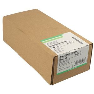 Hoenderdaal - Draadstuk - Staal - M10 - 40mm - 100 Stuks