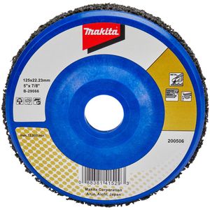 Makita Accessoires Reinigingsschijf 125mm zwart - B-29066 B-29066