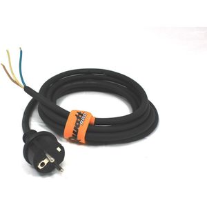 QwattPro Aansluitsnoer kl.I 5m 3G1,0 H07RN-F zwart IP44 - 2511122 - 2511122