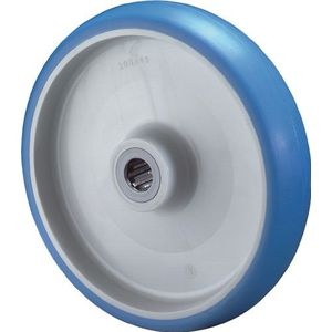 BS Rollen - Reserve-wiel - Blauw - Polyurethaan - Draagvermogen 150 kg