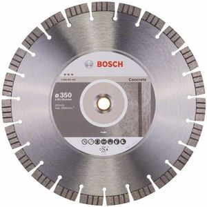 Bosch Accessoires Diamantdoorslijpschijf Best for Concrete 350 x 20,00+25,40 x 3,2 x 15 mm 1st - 2608602658