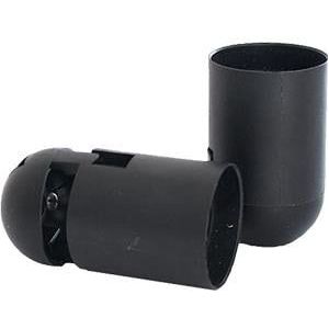 Lamphouder - E27 - Mat Zwart - Glad Model