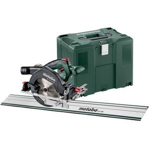 Metabo KS 18 LTX 57 SET 18V Li-Ion accu cirkelzaag set in Metaloc met geleiderail FS 160 - 57mm | 691065000 - 691065000