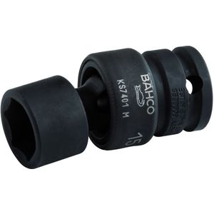 Bahco Slagdop 3/8" | scharnierend | zeskant | gefosfateerd | 18 mm - KS7401M-18