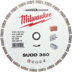 Milwaukee Accessoires Diamantslijpschijf SpeedCross SUDD 350mm - 1 stuk - 4932492153