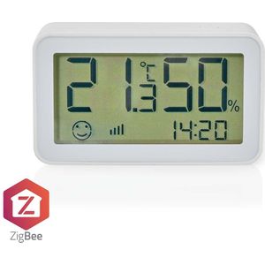 Nedis Smart Klimaatsensor | Zigbee 3.0 | Batterij Gevoed | Android / IOS | Wit - ZBSC30WT
