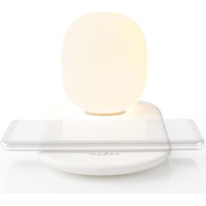 Nedis LED-Lamp met Draadloze Lader - Dimmer - Op Product - Qi - 10 W - Met Dimfunctie - Warm Wit