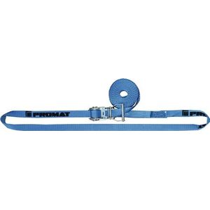 Promat Sjorband | DIN EN 12195-2 | lengte 6 m breedte 25 mm | met ratel | LC omdr. 1500 daN - 4000365087 4000365087