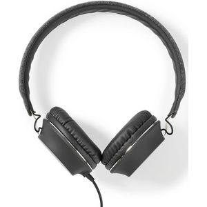 Nedis Bedrade On-ear Koptelefoon | 3,5 mm | 1.20 m / Zwart | 1 stuks - FSHP100AT FSHP100AT