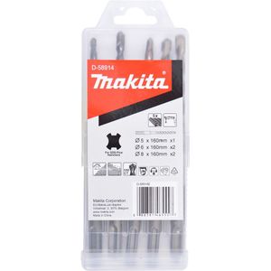 Makita Accessoires Betonborenset 5-delig - D-58914 D-58914