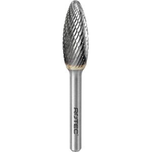 Rotec HM-Stiftfrees, model H - Z6 / Kruisvertand / ø9,6x19x65xø6mm - 4371001