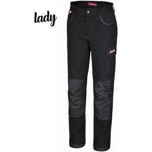 Beta - 7818Ln - Werkbroek - Zwart - Katoen - Stretchstof