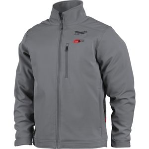 Milwaukee M12 HJGREY5-0 (XXL) | M12 premium heated jacket grijs - 4933478976 - 4933478976