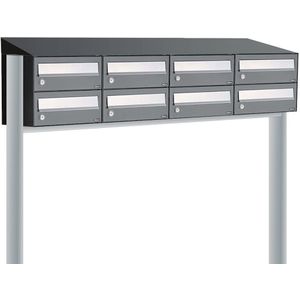 Allux Hive Set 4-Breed, 2-Hoog Met Dak Op Statief Antraciet - 40030065_4x2ds