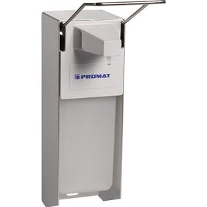 Promat Desinfectie- en zeepdispenser | ca. H165xB95xD290 mm | ABS met hendel | wit | 1 l - 4000386541 4000386541