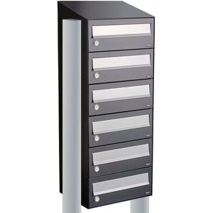 Allux - Hive Set 1-Breed 6-Hoog Met Dak Op Statief - Antraciet - 40030065