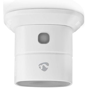 Nedis SmartLife CO Detector | Zigbee 3.0 | Batterij Gevoed | Levenscyclus sensor: 10 Jaar | EN 50291 | Android / IOS | Met testknop | 85 dB | Wit - ZBDCO11WT