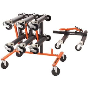 Bahco - BH1CD680ST - Opbergrek voor Autodollies - Met Zwenkwielen - Max. Belasting 135 kg