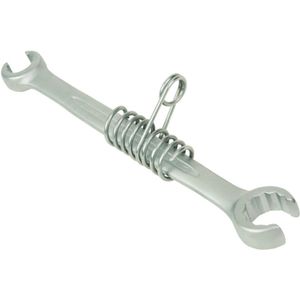 Bahco Open ringsleutel | met veiligheidsveer | doorgezet | verchroomd | lengte 255 mm | 24 mm x 27 mm - TAH1949M-24-27