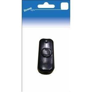 Stroomlijn - Snoerschakelaar - Zwart - Materiaal - Aarding Ja