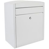 Stoer! - Brievenbus Lyon - Wit - 33 Liter - Vergrendelbaar