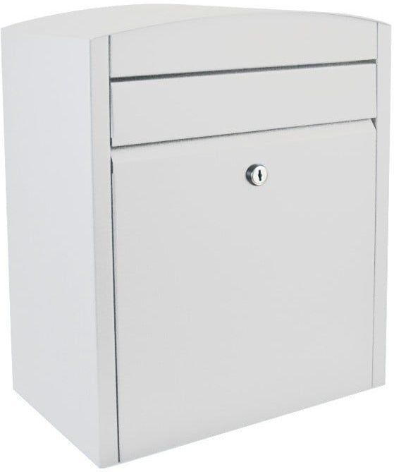 Stoer! - Brievenbus Lyon - Wit - 33 Liter - Vergrendelbaar