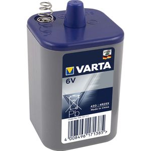 Varta Zinkchloride Batterij | 6 V | 7500 mAh | 1 stuks - VARTA-V430V VARTA-V430V