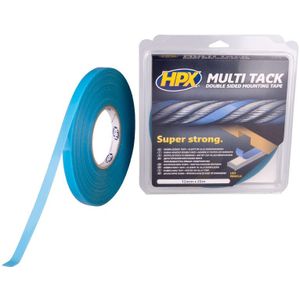 HPX Dubbelzijdige Multi-tack tape | Semi-transparant | 12mm x 25m - PA1225 - PA1225