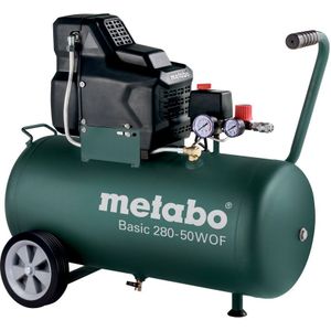 Metabo Basic 280-50 W OF Compressor 1,7 kW Olievrij - 601529000