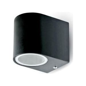 V-Tac Wandlamp aluminium 1xGU10 IP44 zwart - 5086006