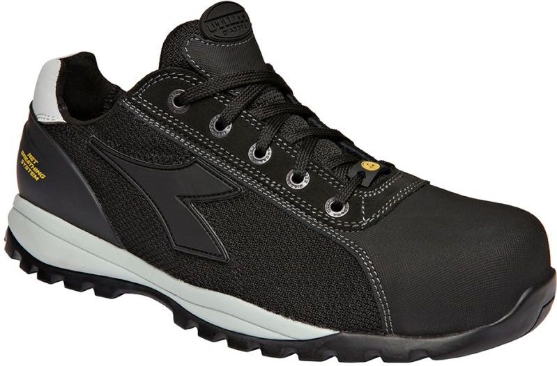 Diadora - Gove Net Low Pro S1PL FO SR HRO ESD - Veiligheidsschoenen - Zwart - Kalfssuède