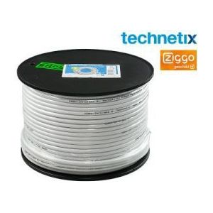 Technetix TN-COAX-IH100M Coaxkabel Coax - Coax 100 M Wit