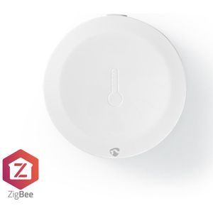 Nedis Smart Klimaatsensor - Zigbee 3.0 - Batterij Gevoed - Android / IOS - Wit