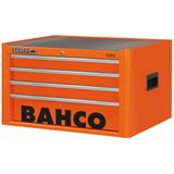 Bahco - Classic Opzetkast - Rood - 4 Lades - 419 mm x 501 mm x 677 mm