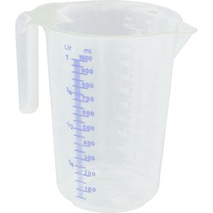 Connex - Maatbeker - 1000Ml - Transparant - Polyethyleen
