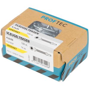 Proftec Spaanplaatschroef Vz Pk PZ3 6.0X150/70 | 100 stuks - 5203.01.51101