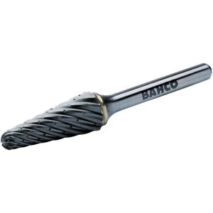 Bahco Stiftfrees | hardmetaal | met kegelvormige | lange afgeronde kop | voor hooggelegeerd staal | 12 mm x 28 mm x 6 mm - L1228S06