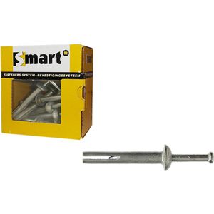 pgb-Europe SMART | Inslagnagel Zamak Ø 6x30 Zn | 50 st SM00HN001060030E